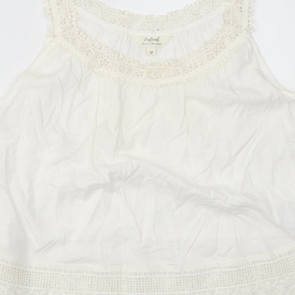 Matalan Womens Ivory   Basic T-Shirt Size 12