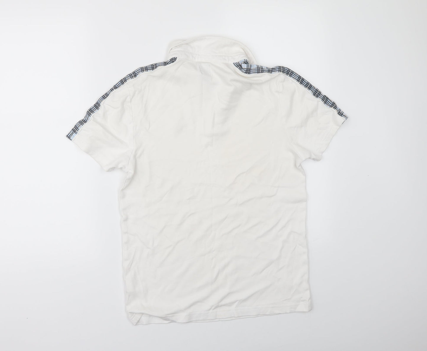 River Island Mens White    Polo Size S