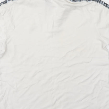 River Island Mens White    Polo Size S