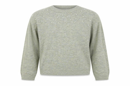 H&M Girls Green  Knit Pullover Jumper Size 11-12 Years