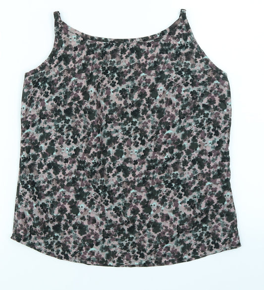 NEXT Womens Purple Animal Print  Camisole Blouse Size 6