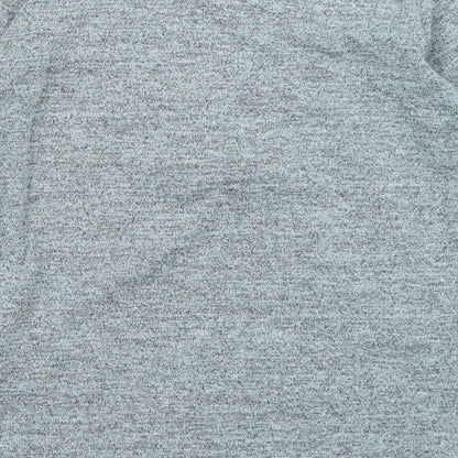 Lipsy Womens Grey  Knit Basic T-Shirt Size S