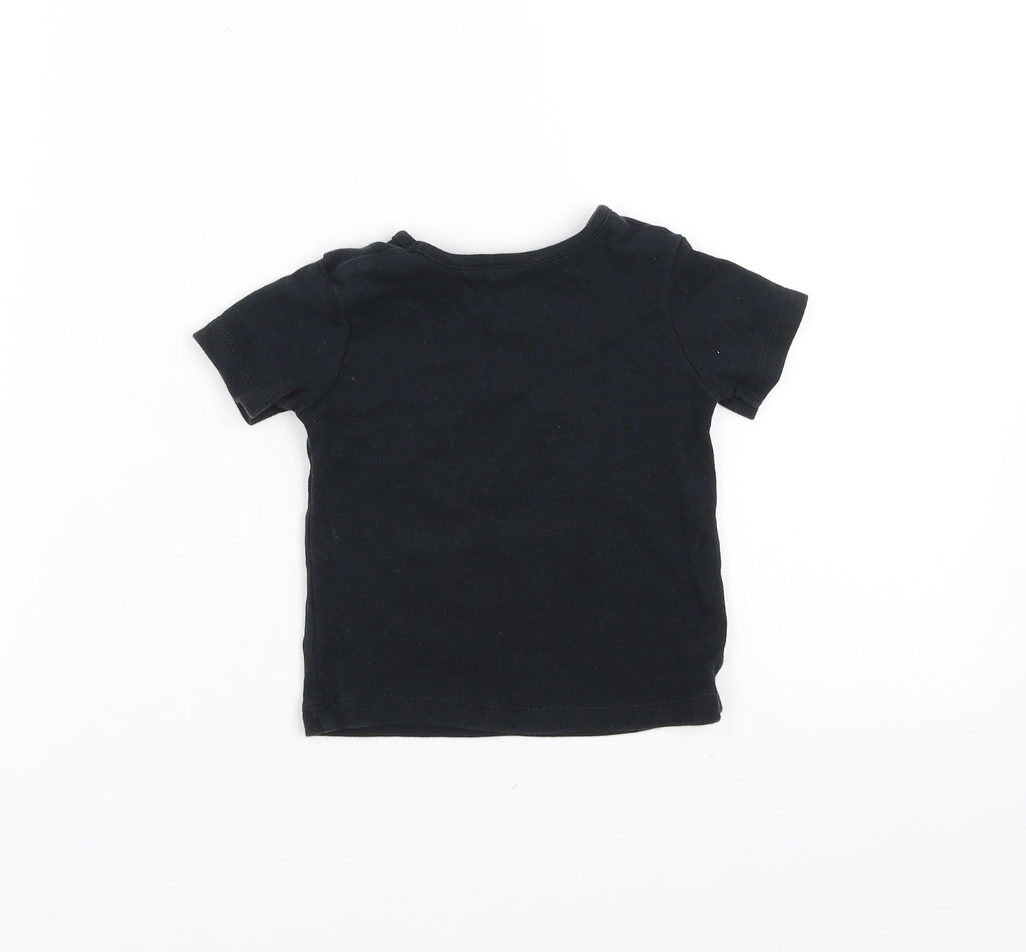 George Baby Black   Basic T-Shirt Size 3-6 Months  - free to be me
