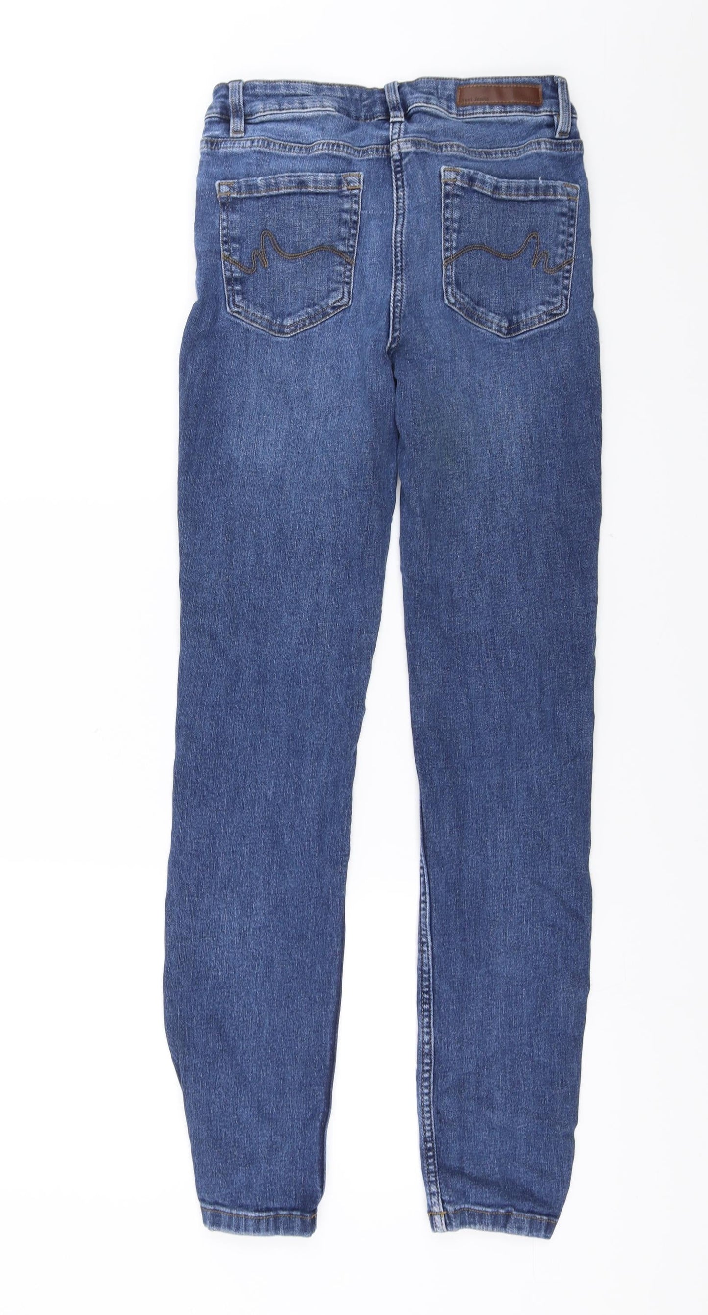 NEXT Womens Blue  Denim Skinny Jeans Size 6 L29 in