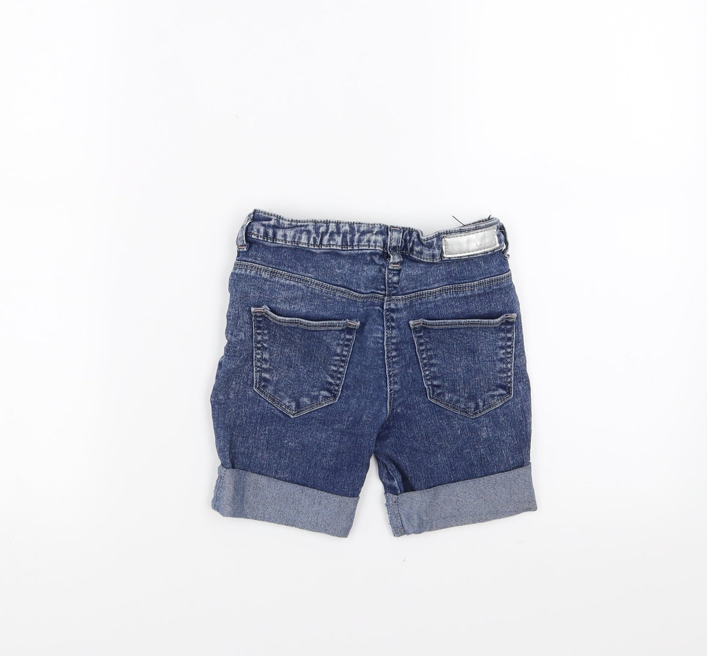 Matalan Girls Blue  Denim Bermuda Shorts Size 7 Years