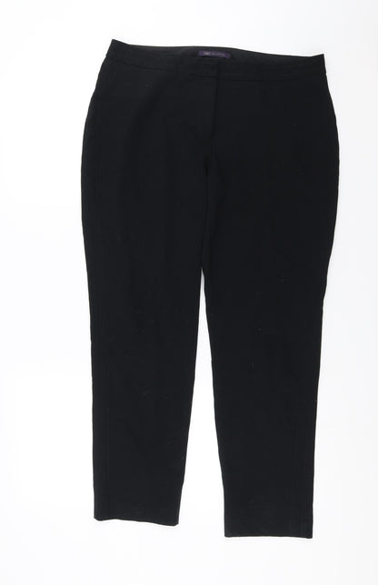 Womens UK Size 14 Marks and Spencer Regular Fit  Black Trousers
