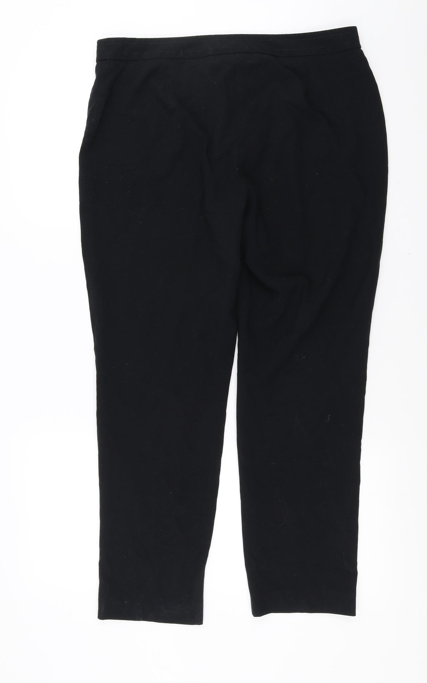 Womens UK Size 14 Marks and Spencer Regular Fit  Black Trousers