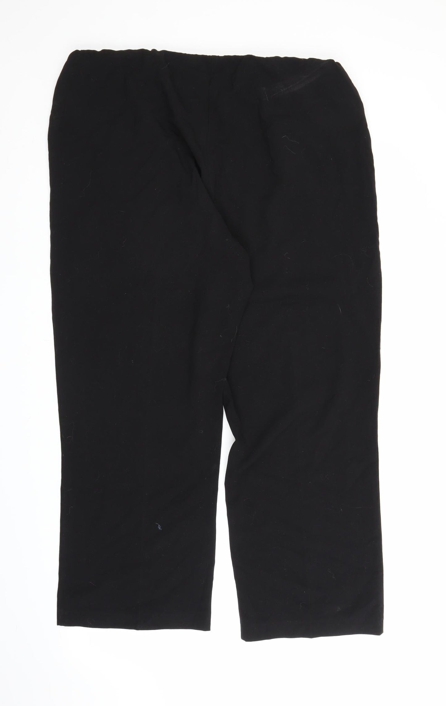 Wilkies Womens Black   Capri Trousers Size 18 L26 in