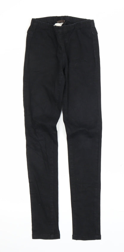 Womens UK Size XS Pieces Regular Fit Jegging Black Jeans