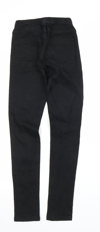 Womens UK Size XS Pieces Regular Fit Jegging Black Jeans
