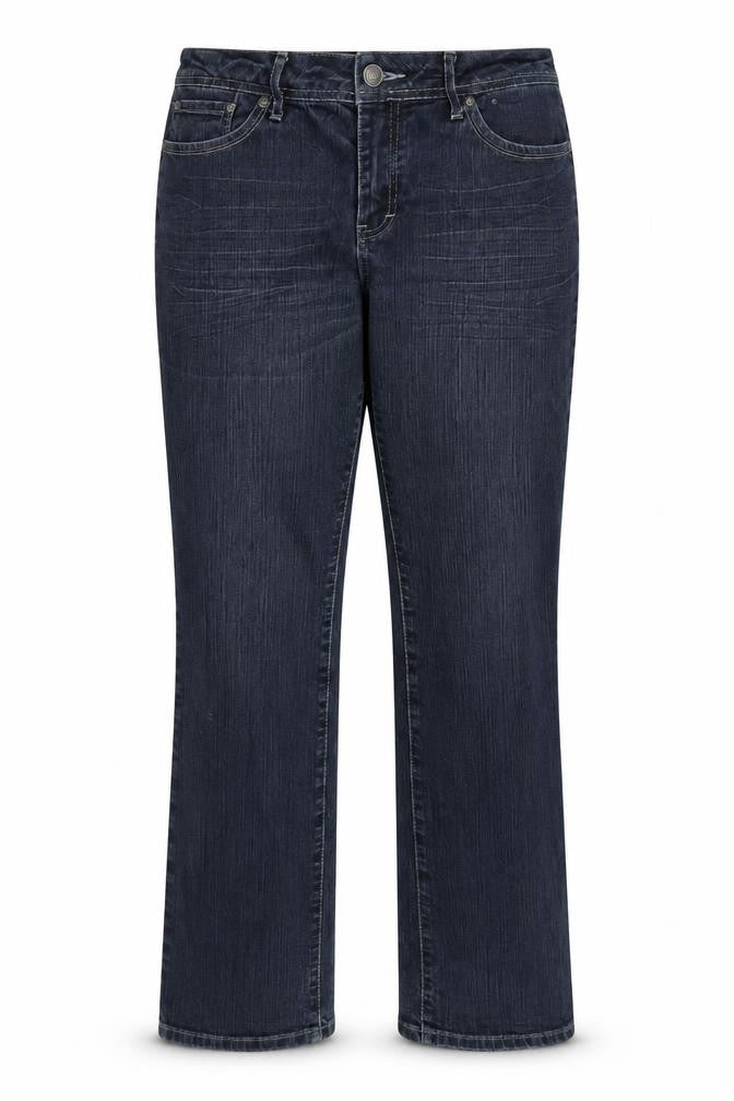 Womens UK Size 40 in Multiblu Regular Fit Straight Blue Jeans