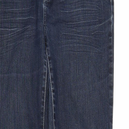 Womens UK Size 40 in Multiblu Regular Fit Straight Blue Jeans
