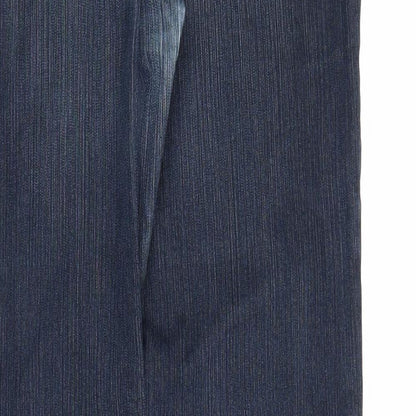 Womens UK Size 40 in Multiblu Regular Fit Straight Blue Jeans