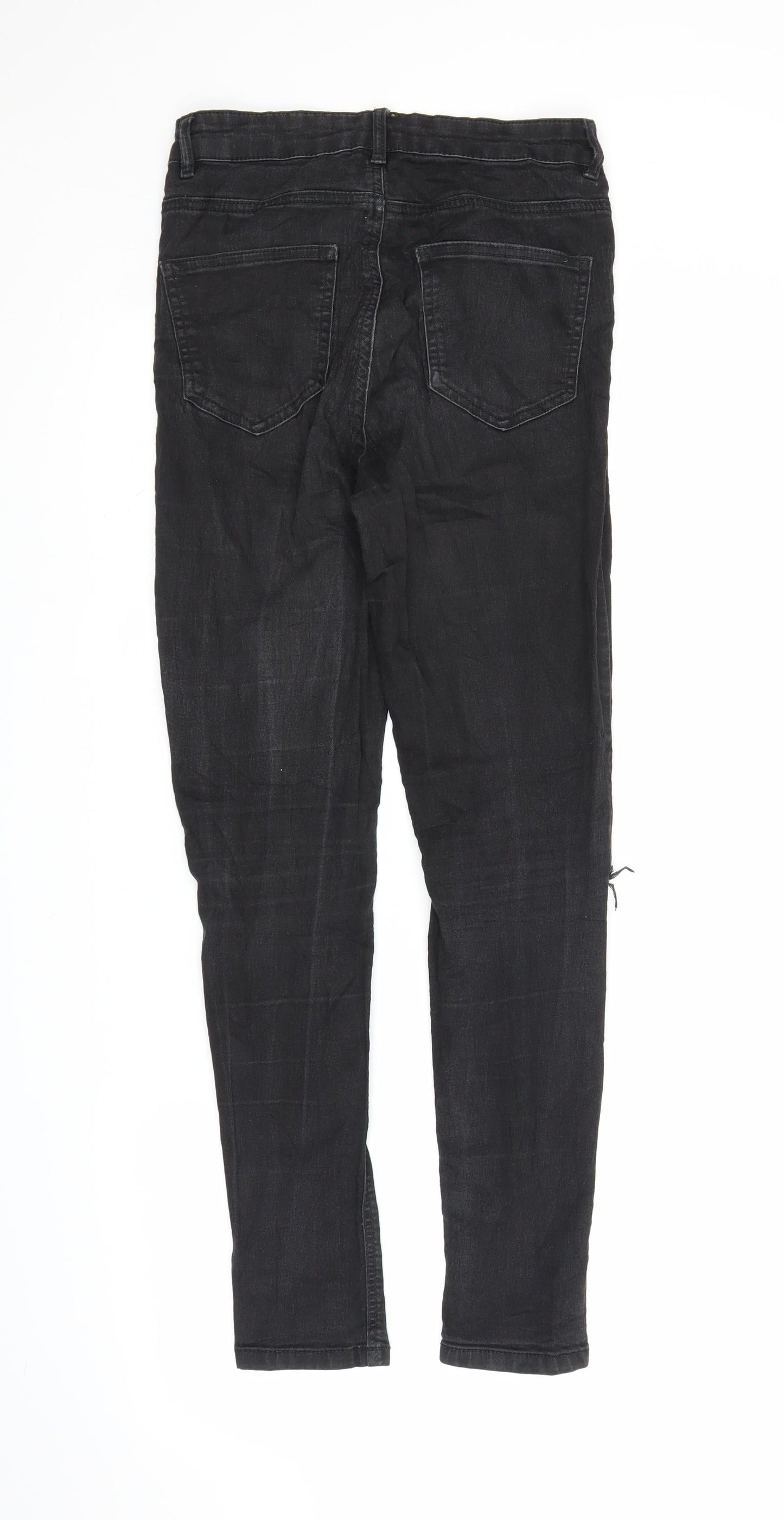 BikBok Womens Black  Denim Skinny Jeans Size S L27 in