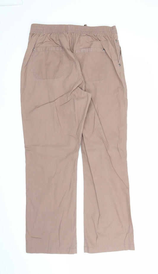 Classics Womens Brown   Trousers  Size 12 L29 in