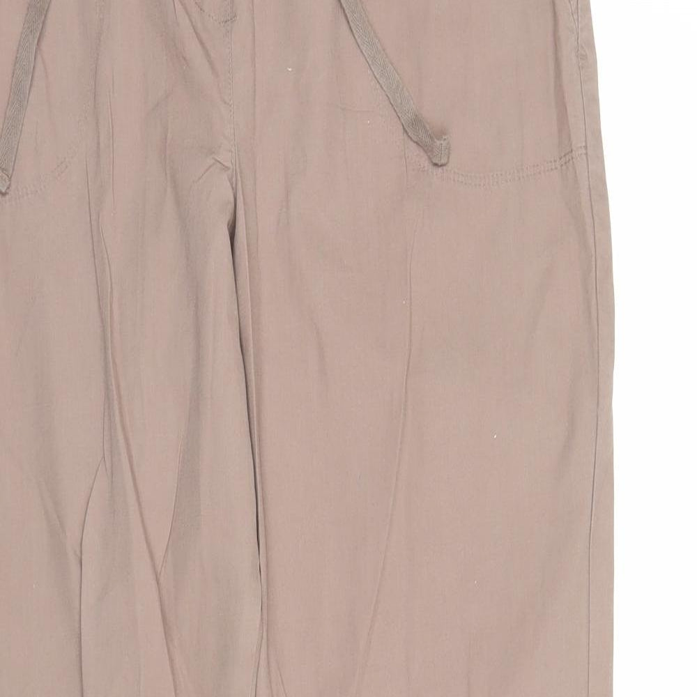 Womens UK Size 12 Classics Regular Fit  Brown Trousers