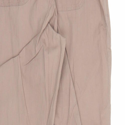 Womens UK Size 12 Classics Regular Fit  Brown Trousers