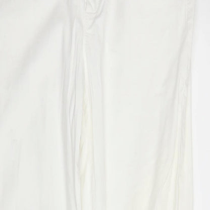 Mac Womens White   Pedal Pusher Trousers Size M L26 in