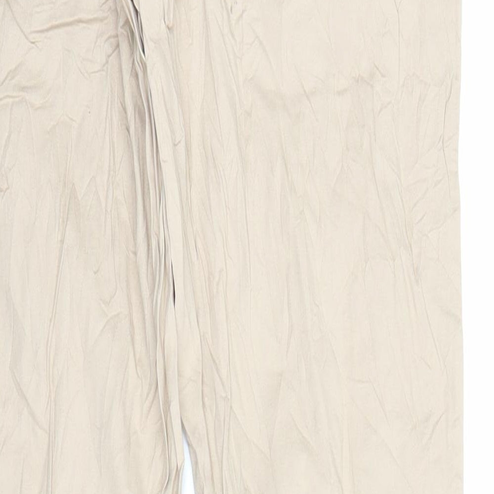 Chillin Womens Beige   Trousers  Size M L28 in