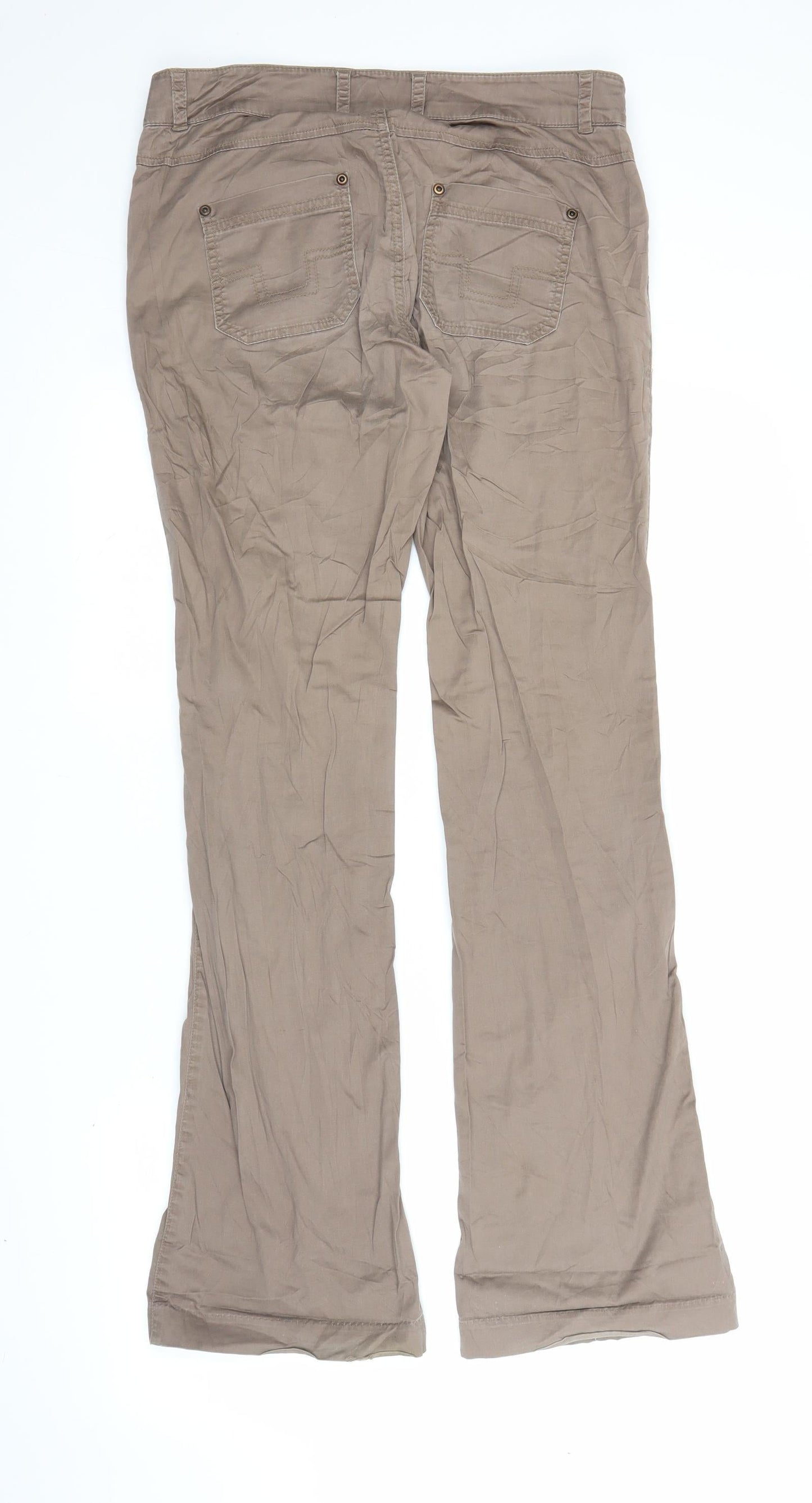 RESERVED Womens Brown   Trousers  Size 10 L31 in