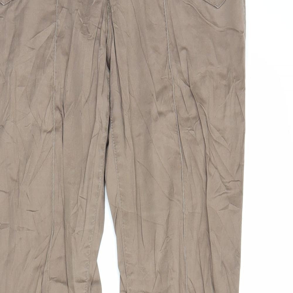 RESERVED Womens Brown   Trousers  Size 10 L31 in