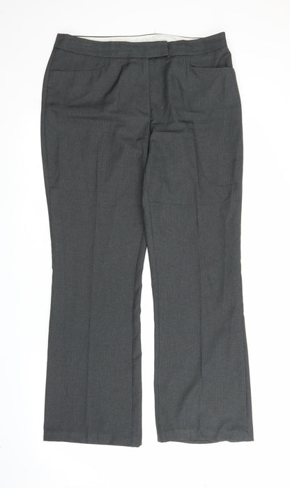 TU Womens Grey   Trousers  Size 14 L29 in