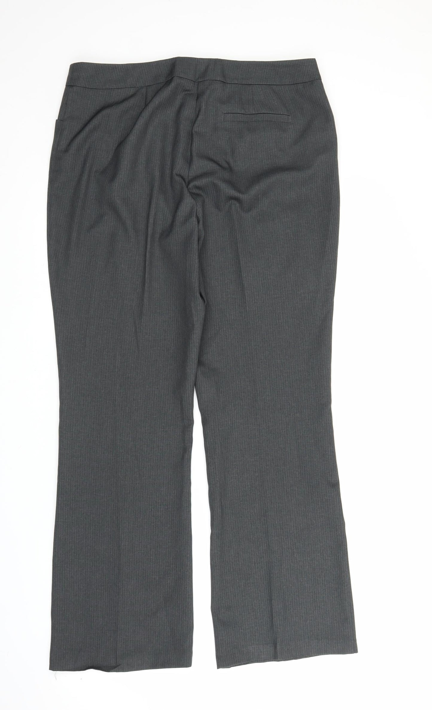 TU Womens Grey   Trousers  Size 14 L29 in
