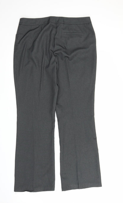 TU Womens Grey   Trousers  Size 14 L29 in