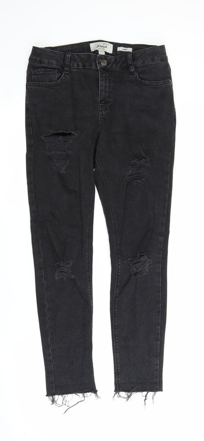 New Look Girls Black  Denim Skinny Jeans Size 13 Years