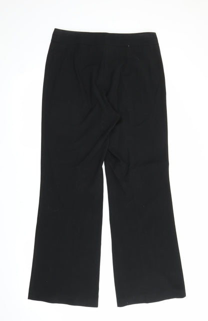 M&S Womens Black   Trousers  Size 10 L29 in