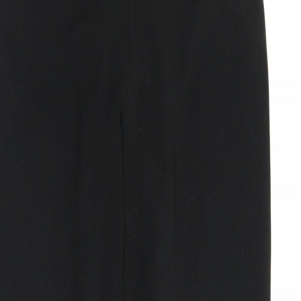 M&S Womens Black   Trousers  Size 10 L29 in