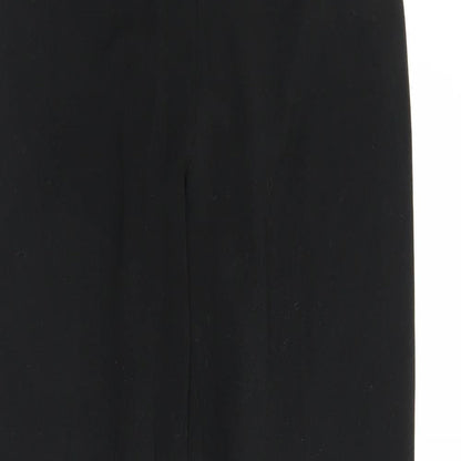 M&S Womens Black   Trousers  Size 10 L29 in