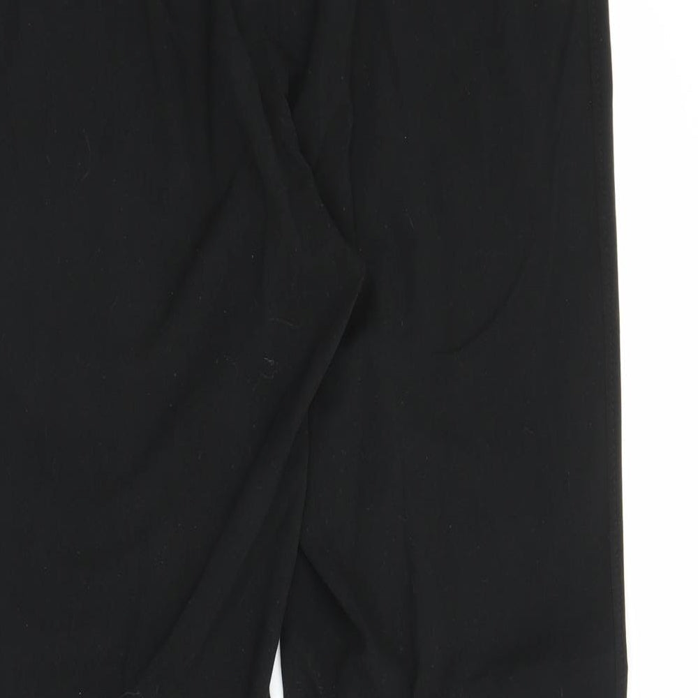 M&S Womens Black   Trousers  Size 10 L29 in