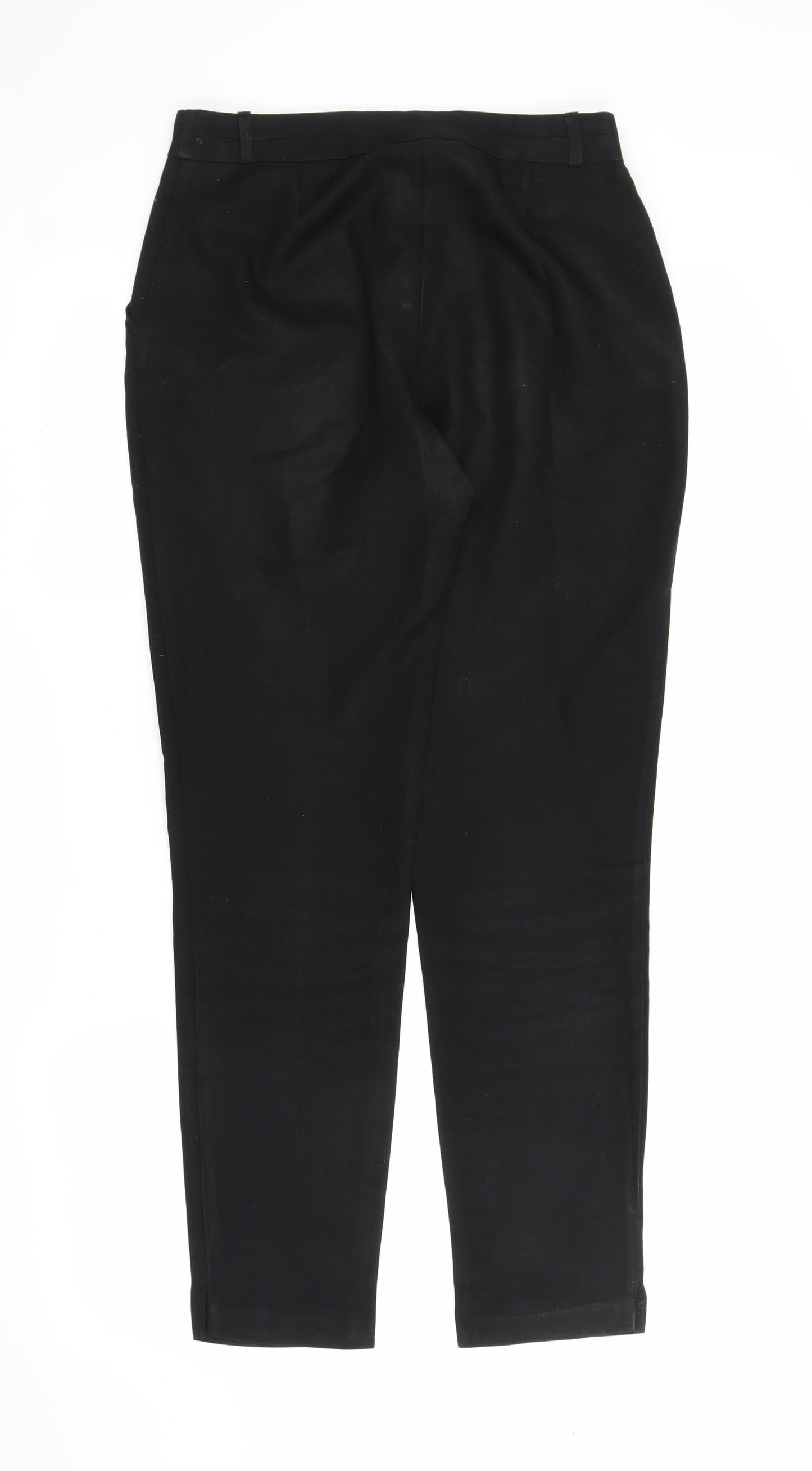 Primark Womens Black   Carrot Trousers Size 8 L28 in