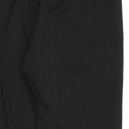 Womens UK Size M Preworn Regular Fit  Black Trousers