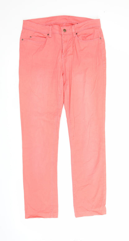 TCM Womens Pink  Denim Straight Jeans Size 10 L27 in
