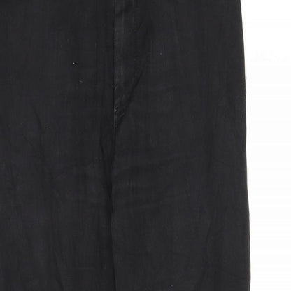 Primark Womens Black  Denim Skinny Jeans Size 16 L25 in