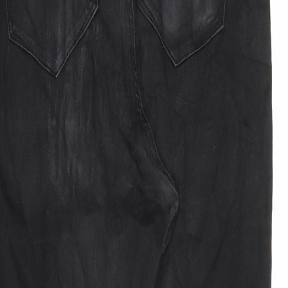 Primark Womens Black  Denim Skinny Jeans Size 16 L25 in