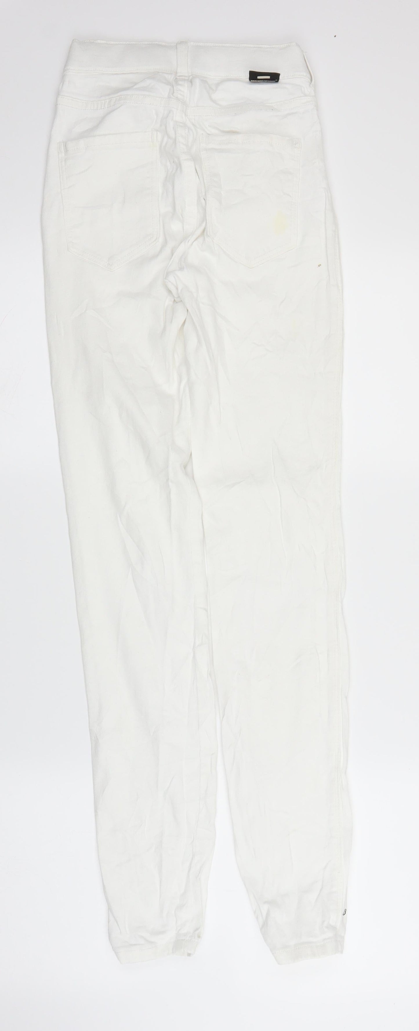 Womens UK Size S Dr Denim Regular Fit Skinny White Jeans
