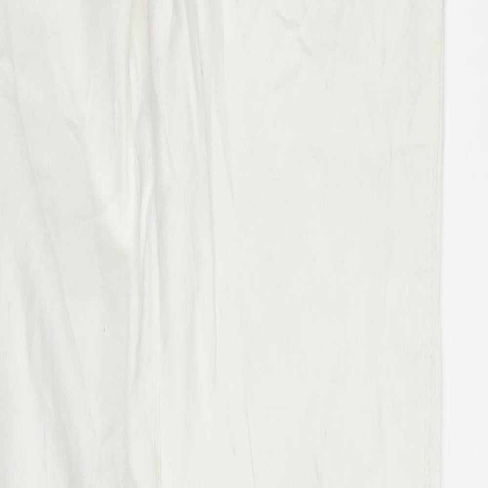Womens UK Size S Dr Denim Regular Fit Skinny White Jeans