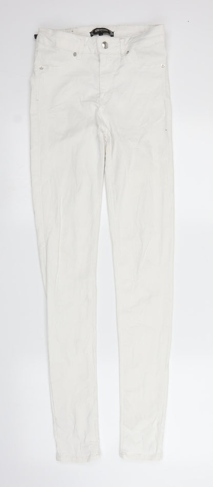 Now and Then Womens White  Denim Skinny Jeans Size M L31 in