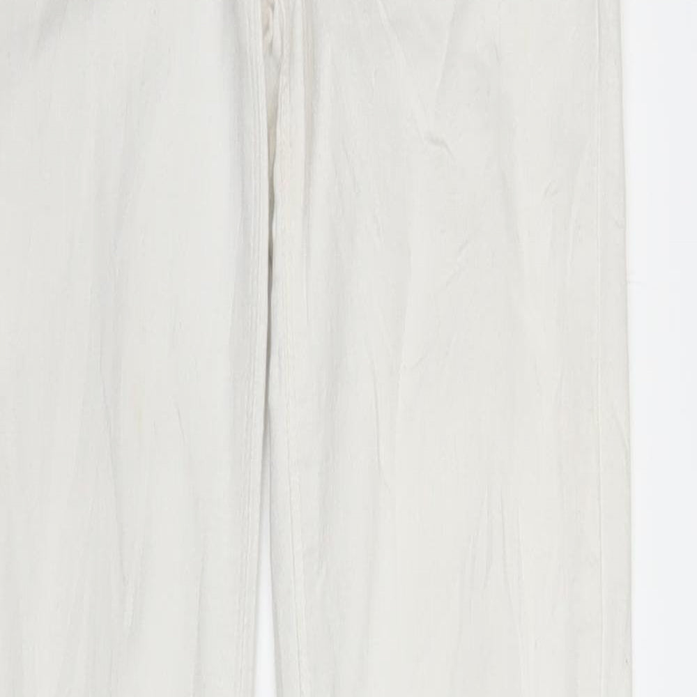 Now and Then Womens White  Denim Skinny Jeans Size M L31 in