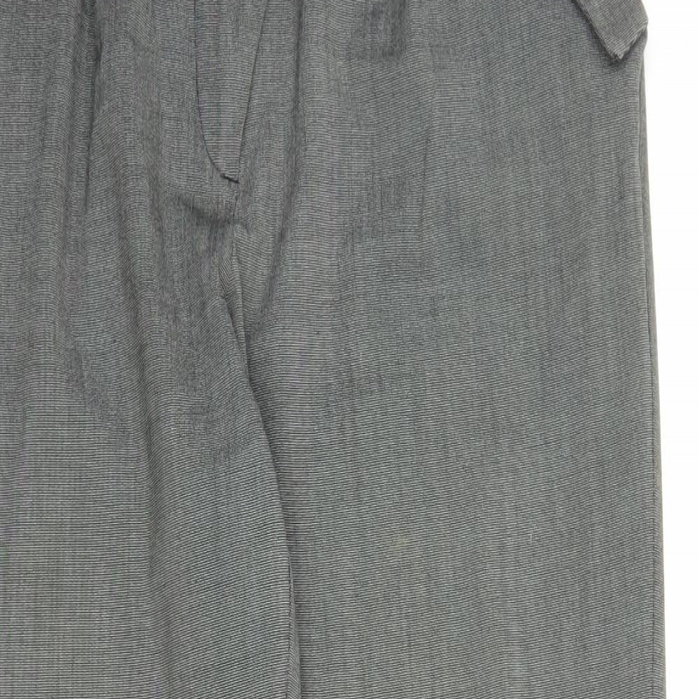 New Look Womens Grey   Carrot Trousers Size 12 L26 in