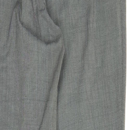 New Look Womens Grey   Carrot Trousers Size 12 L26 in