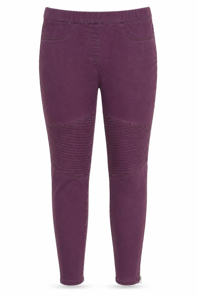 Womens UK Size 12 Papaya Regular Fit Jegging Purple Jeans