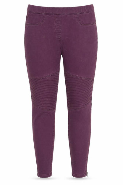 Womens UK Size 12 Papaya Regular Fit Jegging Purple Jeans