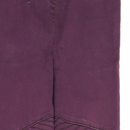 Womens UK Size 12 Papaya Regular Fit Jegging Purple Jeans