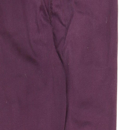 Womens UK Size 12 Papaya Regular Fit Jegging Purple Jeans