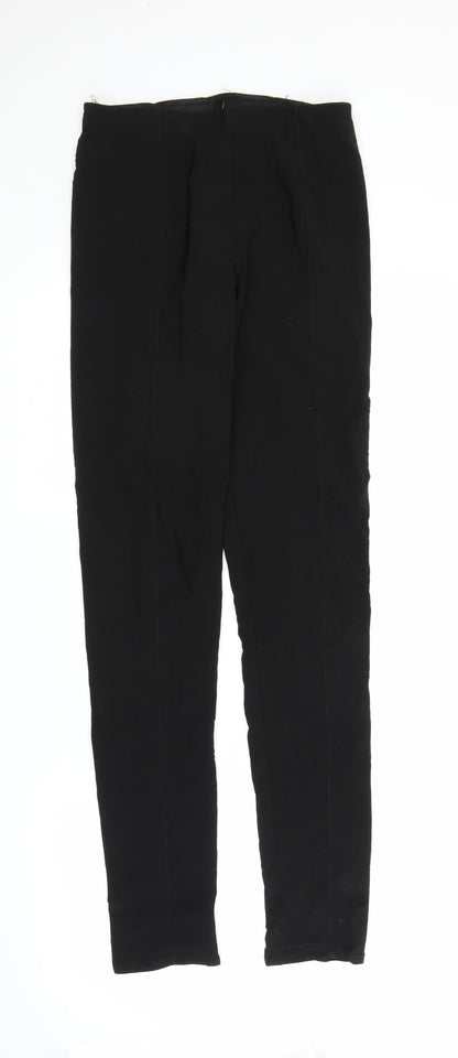 Womens UK Size 8 H&M  Carrot Black Leggings
