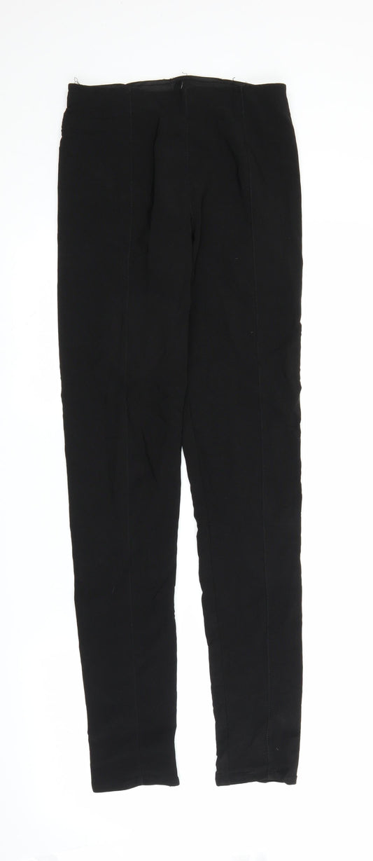 Womens UK Size 8 H&M  Carrot Black Leggings